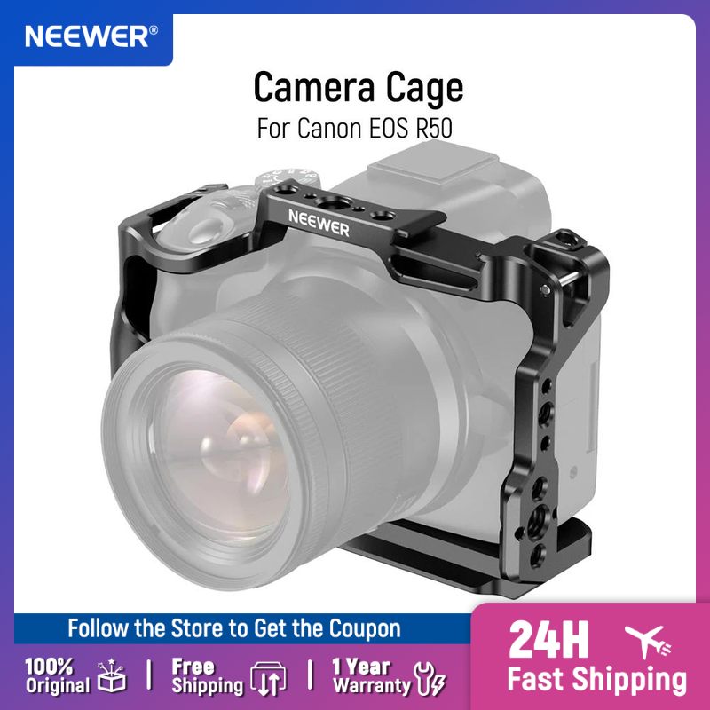 Canon Camera Eos R50 - Sangkar Kamera NEEWER R50 Kompatibel dengan