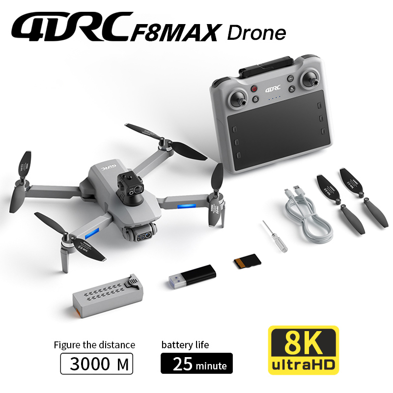 Drone Surveying - Drone Profesional F8 MAX GPS dengan