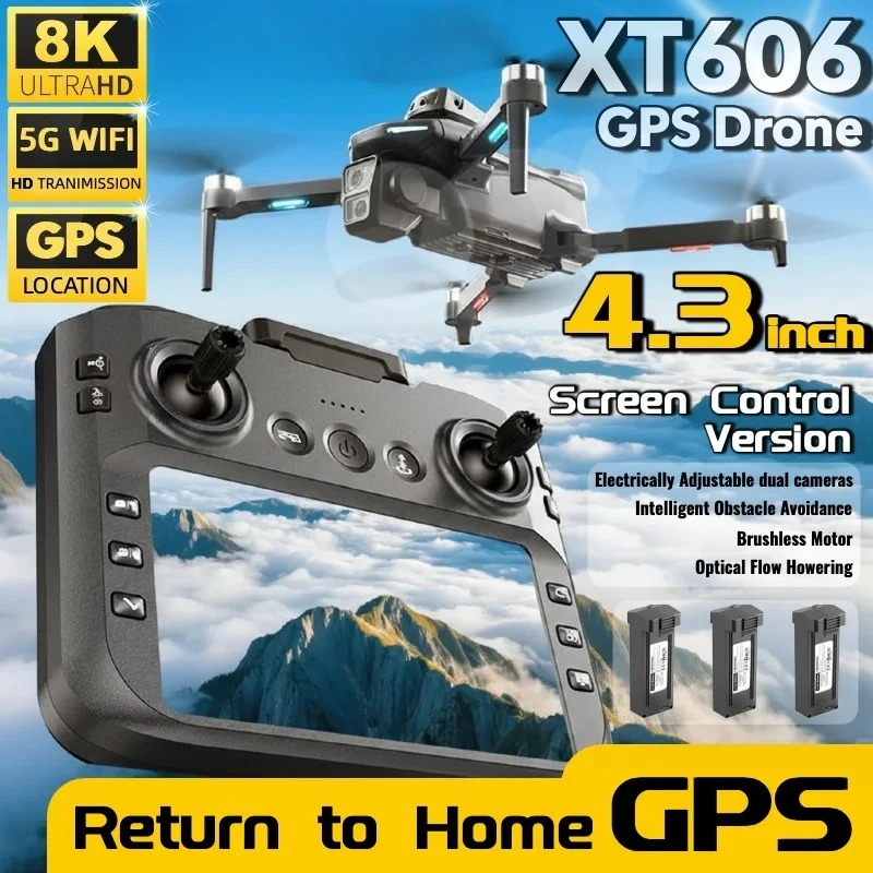 Drone Thermal Imaging - Penawaran Terbaik Drone XT606 MAX GPS