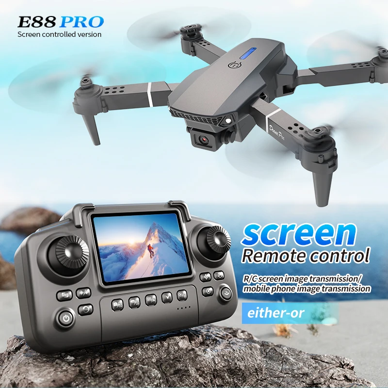 Drone E88 PRO Profesional deng - Drone Surveying ulasan dan harga