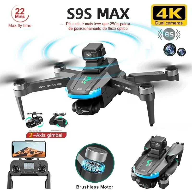 Drone MINI S9S MAX Baru 4K 2 S - Drone Aerial Photography ulasan dan harga