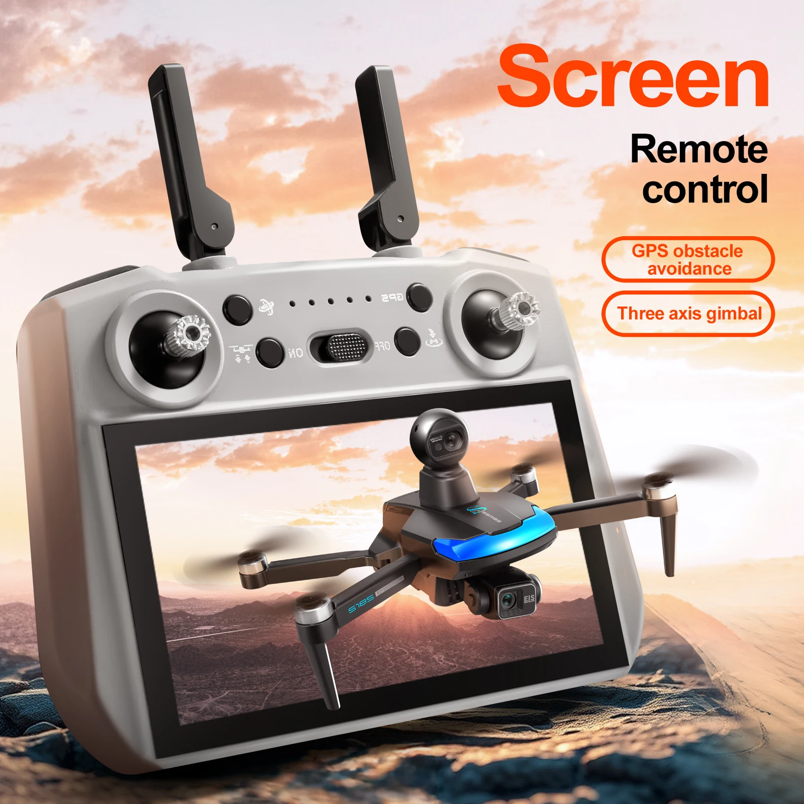 S185 Drone Profesional 2.7K HD - Drone Surveying ulasan dan harga