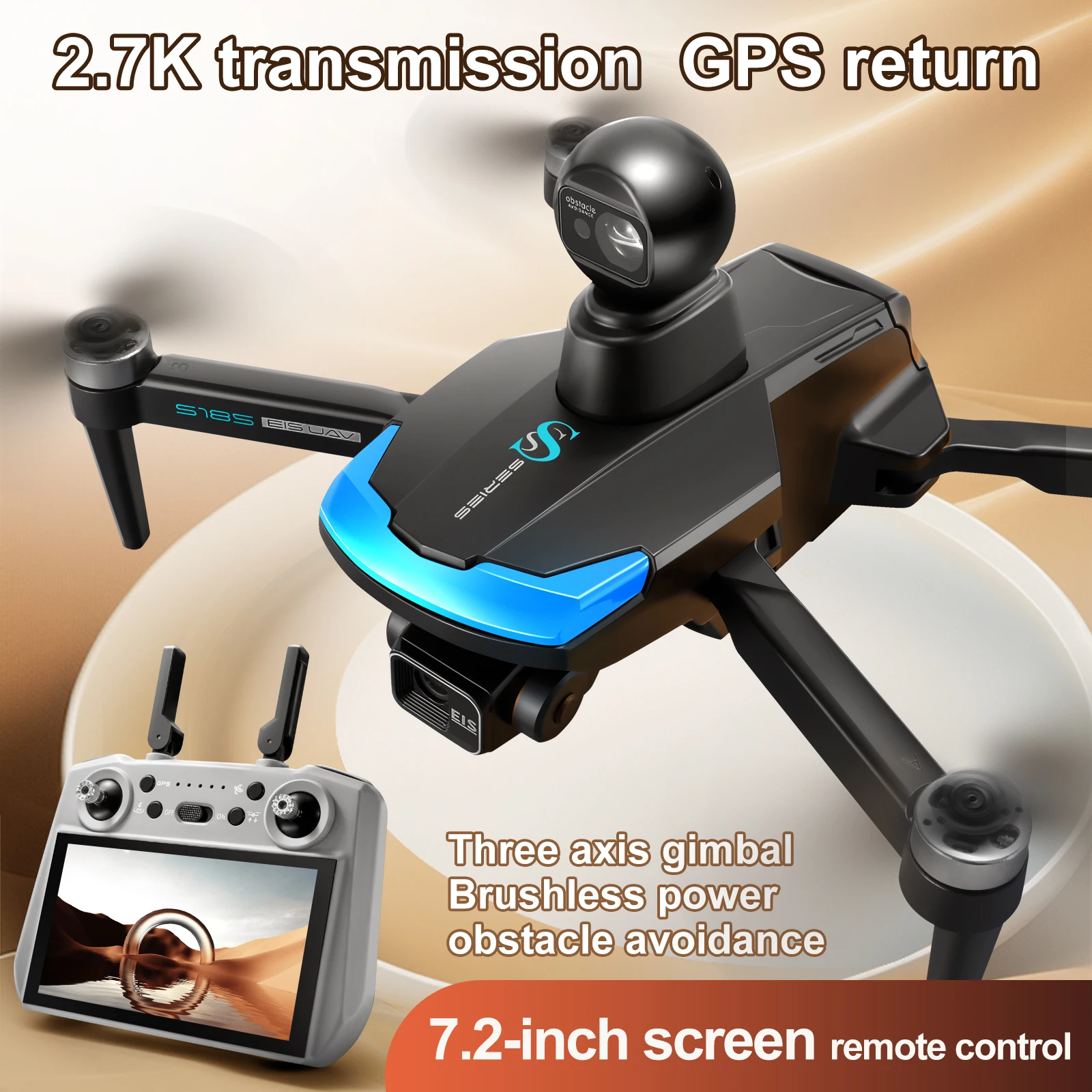 S185 Drone Profesional 2.7K HD - Drone Surveying ulasan dan harga