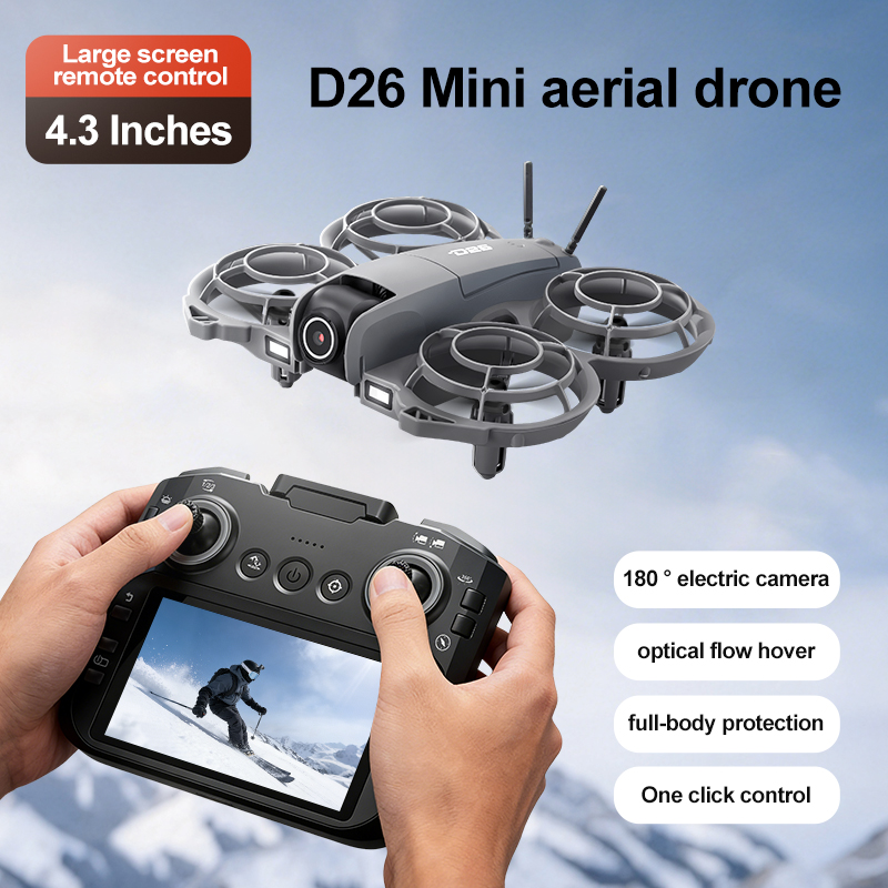 Drone D26 4K Aerial HD 180 °   - Drone Aerial Photography ulasan dan harga
