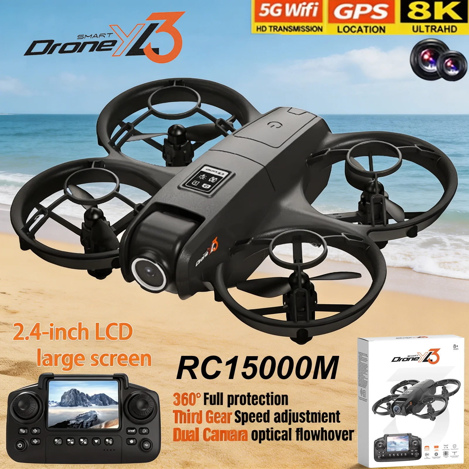 Drone RC YL3 Baru 8K 1080P Sud - Drone Surveying ulasan dan harga